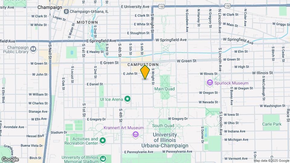 Hub Champaign Mapa y Detalles de la Ubicación
