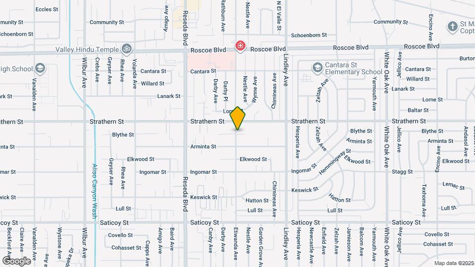 7934 Etiwanda Ave Mapa y Detalles de la Ubicación