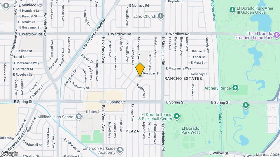 6727 E Pageantry St Map and Location Details