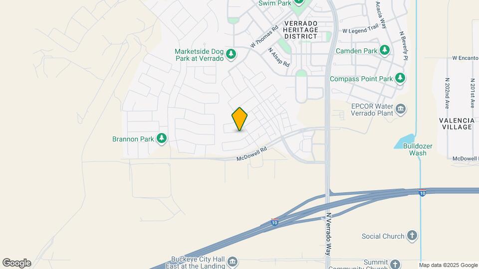 21027 W Berkeley Rd Mapa y Detalles de la Ubicación