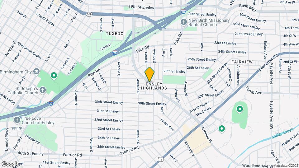 2720 Ensley 5 Points W Ave, Unit 1 Map and Location Details