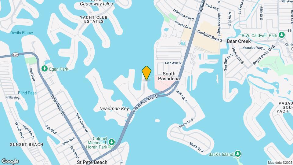 7425 Bay Island Dr S Map and Location Details