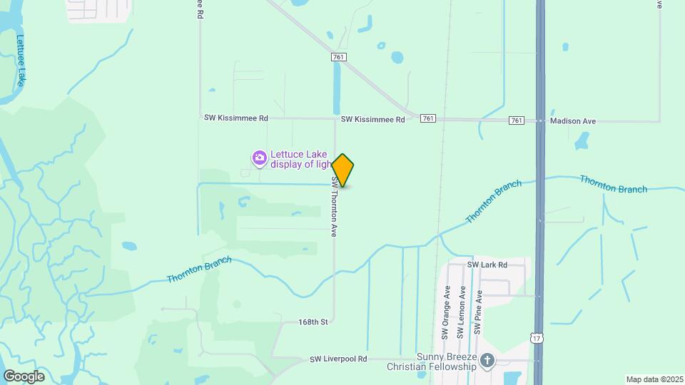 11018 SW Thornton Ave Map and Location Details