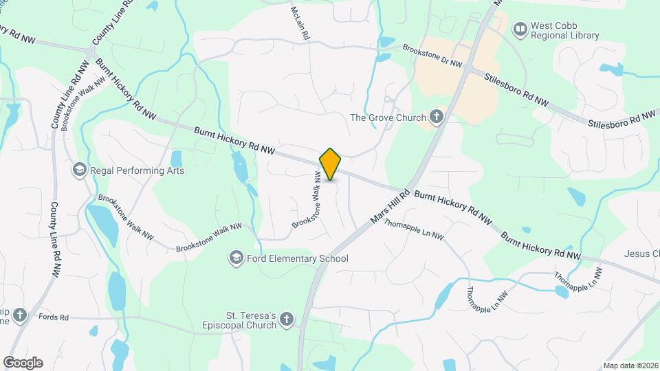 1493 Fallsbrook Ct NW Mapa y Detalles de la Ubicación