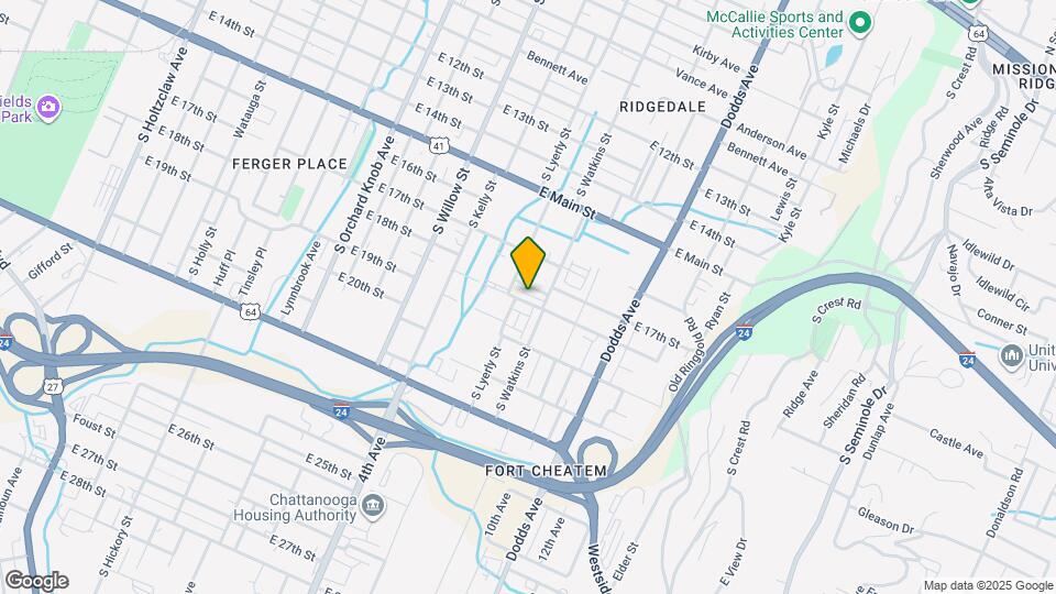 2341 E 18th St Map and Location Details