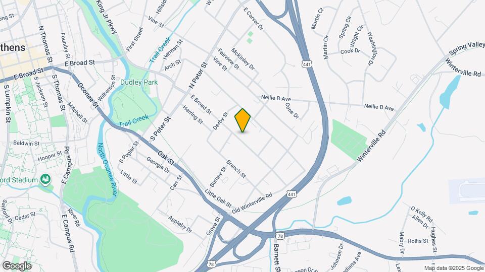 1641 E Broad St Map and Location Details