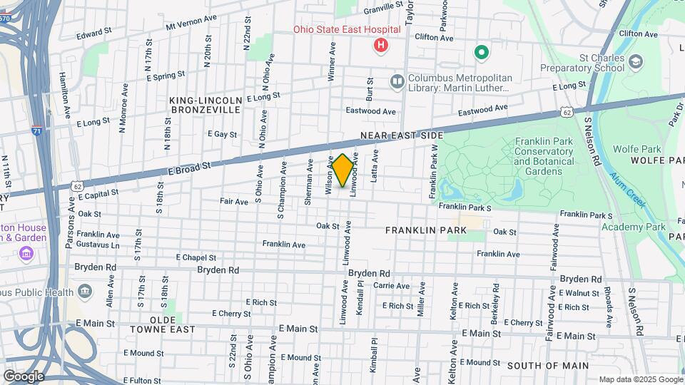 1316 Fair Ave Mapa y Detalles de la Ubicación