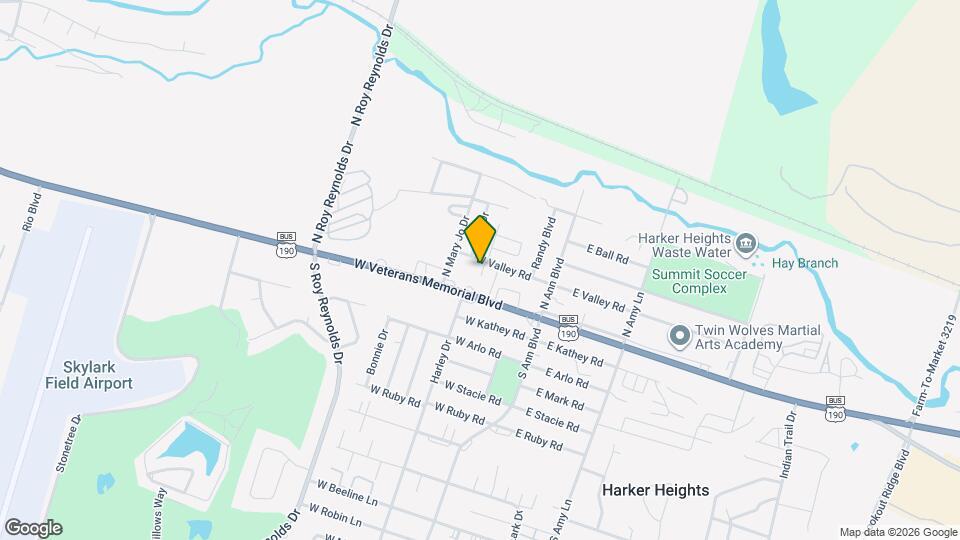 302 W Valley Rd Map and Location Details