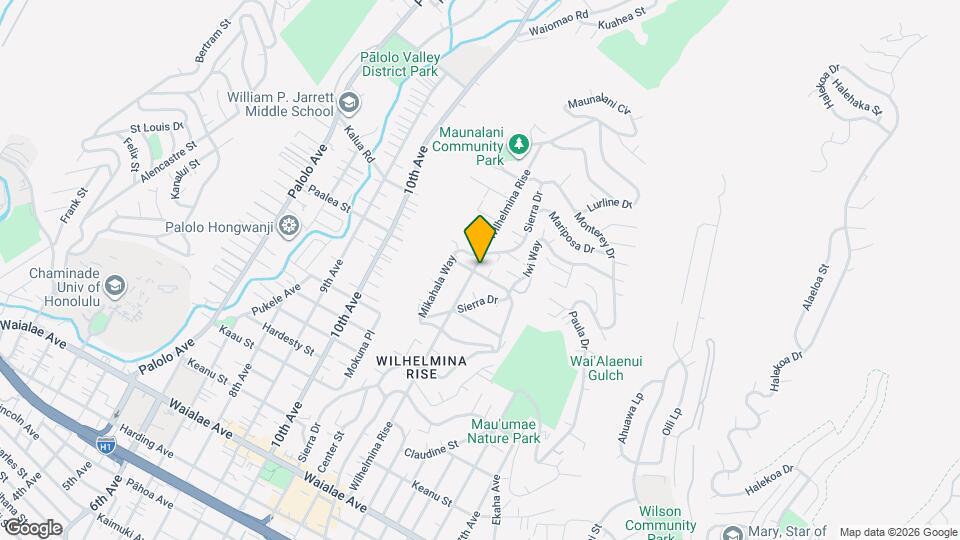 4257 Sierra Dr Map and Location Details