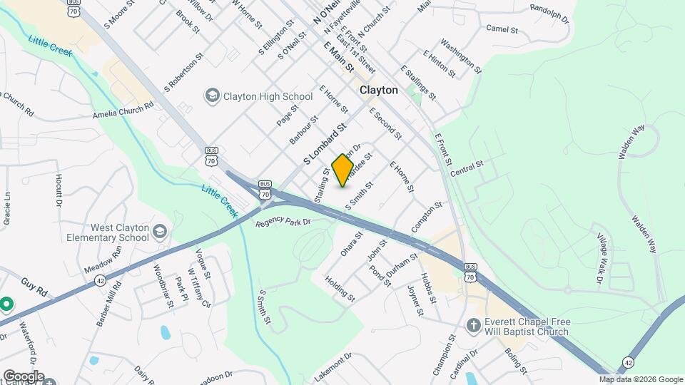 430 S Smith St Map and Location Details