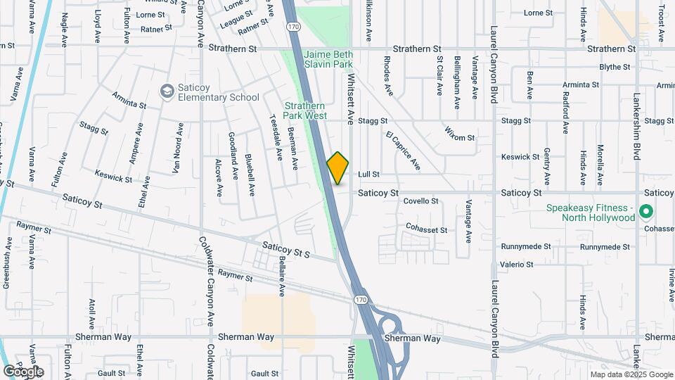 12521 Saticoy St Mapa y Detalles de la Ubicación