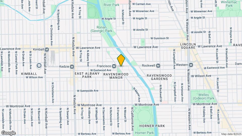2850-2856 W Eastwood Ave Map and Location Details