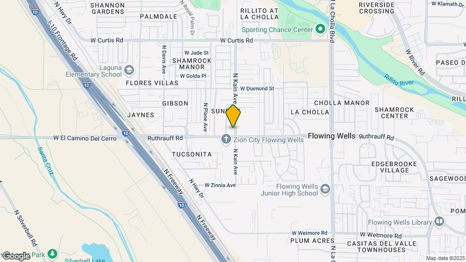 4801 N Kain Ave Map and Location Details