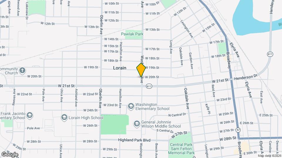 1001 W 20th St Mapa y Detalles de la Ubicación