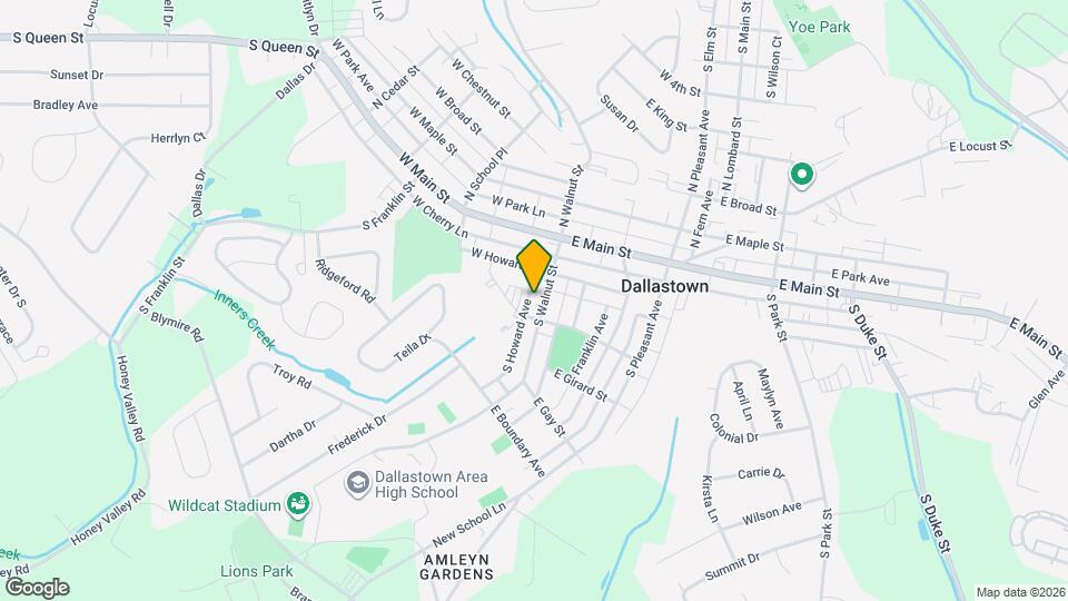 124 S Walnut St Map and Location Details