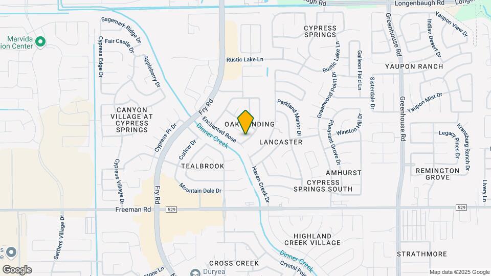 7415 Oakwood Canyon Dr Map and Location Details