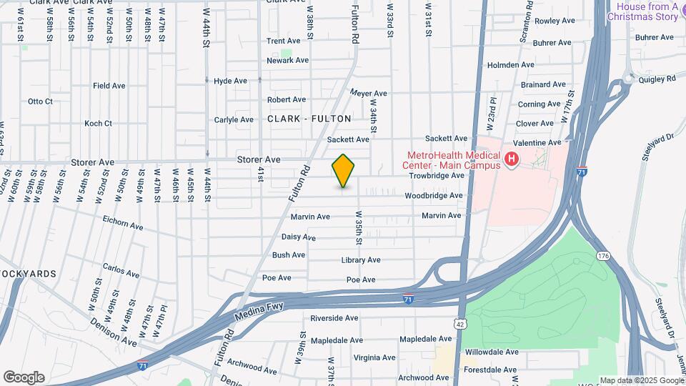 3544 Woodbridge Ave Map and Location Details