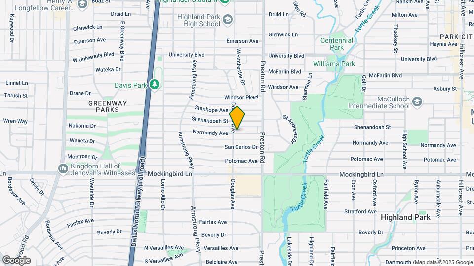 4146 Normandy Ave Map and Location Details