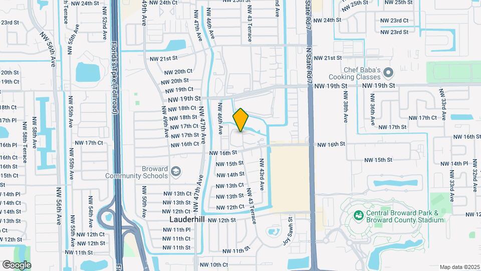 4421 NW 16th St Map and Location Details