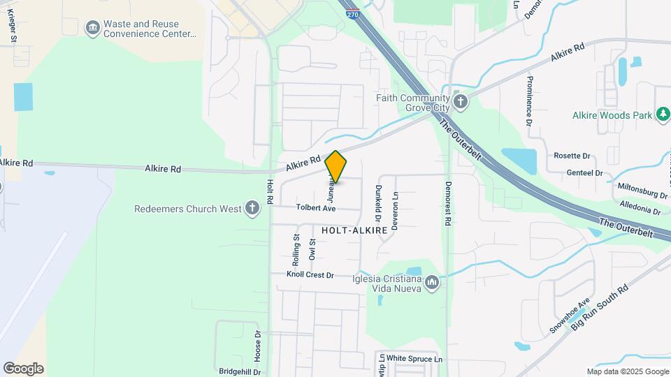 2108 Juneau Way Map and Location Details