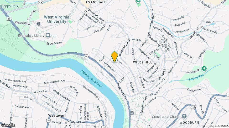 527 Grant Ave Map and Location Details