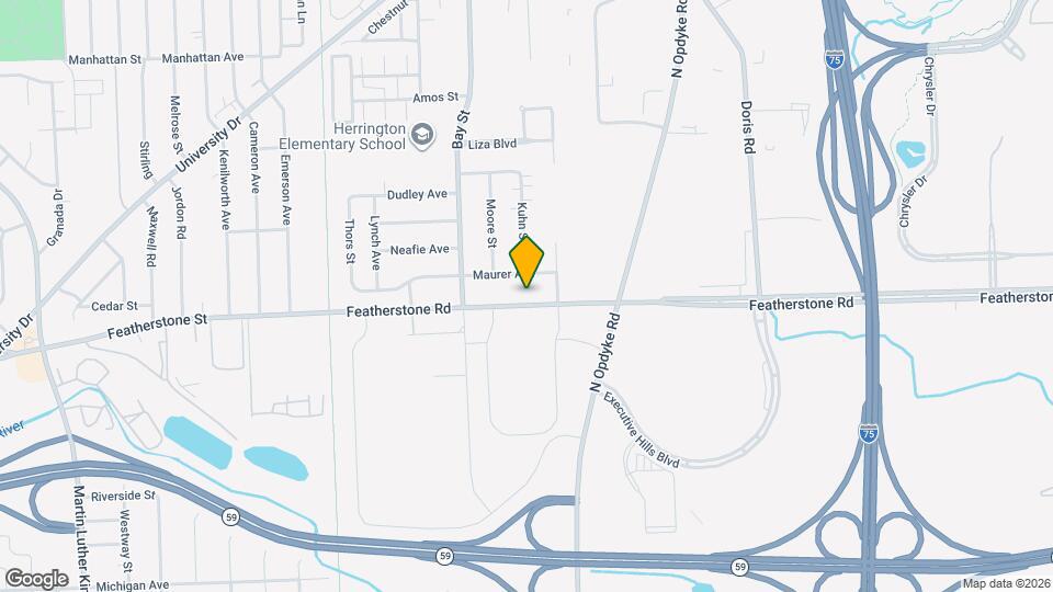 1283 Featherstone Rd Map and Location Details