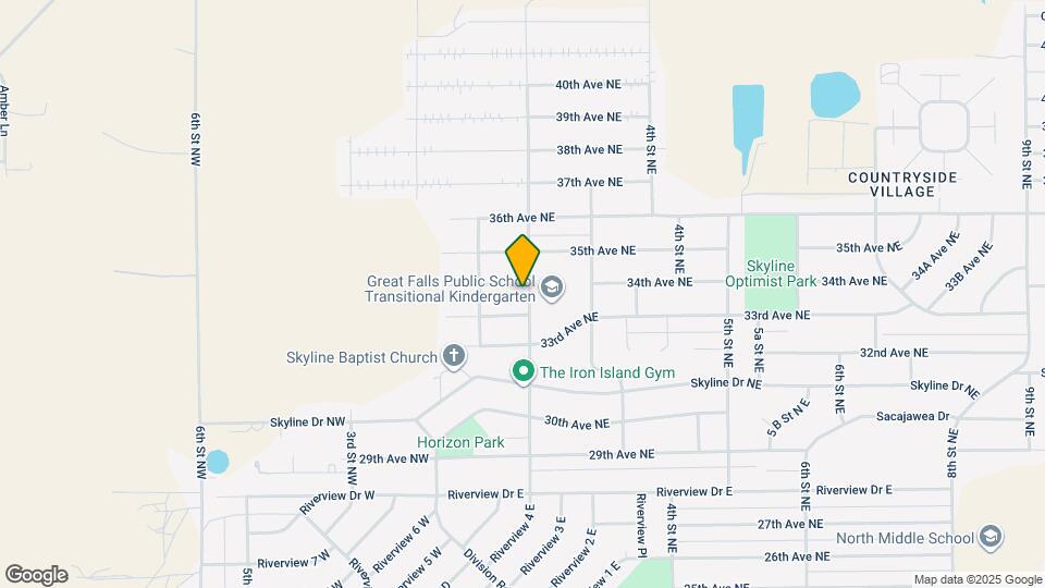 3304 2nd St NE Map and Location Details