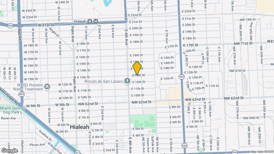 464 E 13th St Map and Location Details