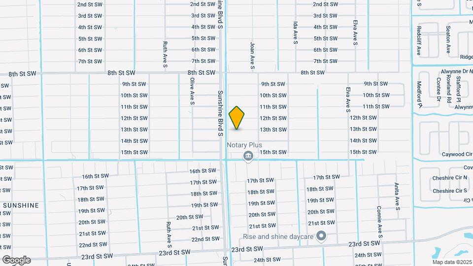 3015 13th St SW Map and Location Details