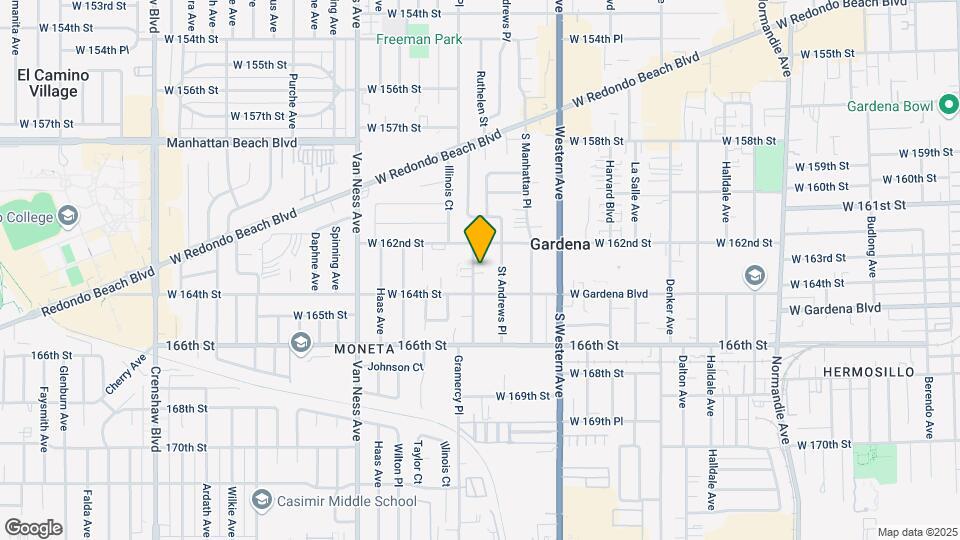 16230 Gramercy Pl Mapa y Detalles de la Ubicación