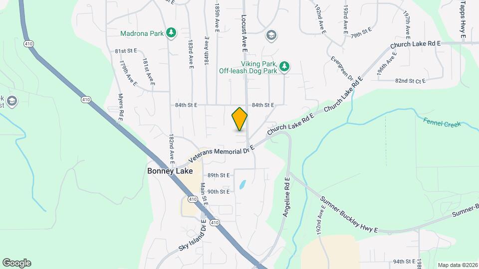 8501 Locust Ave E, Unit 102 Map and Location Details