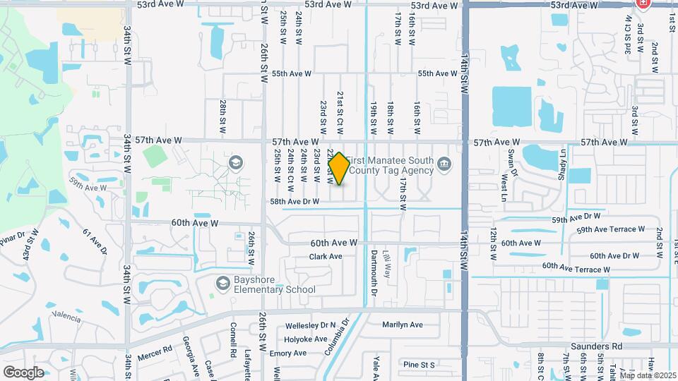 5820 21st St W Map and Location Details