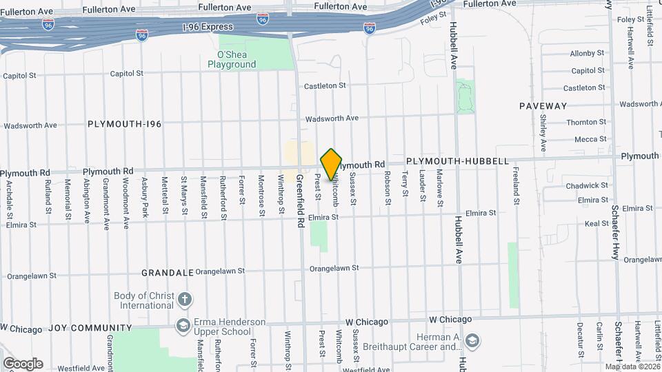 11397 Whitcomb Map and Location Details