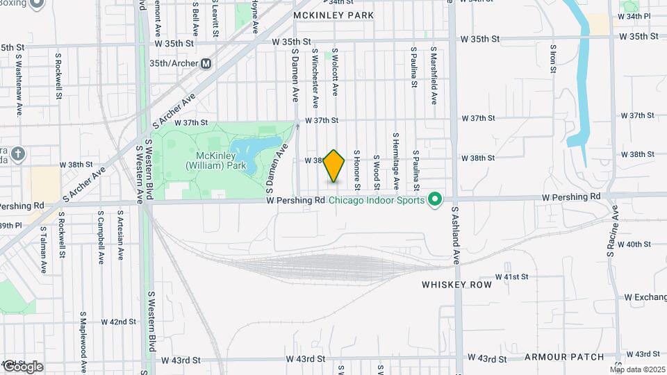 3840 S Wolcott Ave, Unit 2 Map and Location Details