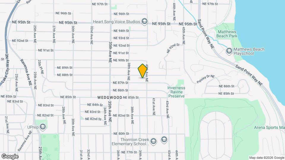 3844 NE 87th St Map and Location Details