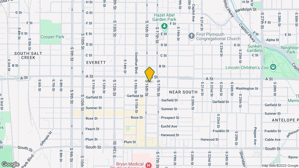 1606 Washington St Mapa y Detalles de la Ubicación