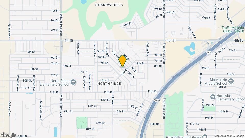 6122 10th St Map and Location Details