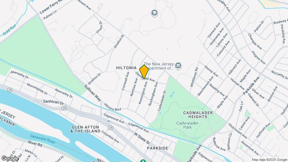 119 Kensington Ave Map and Location Details