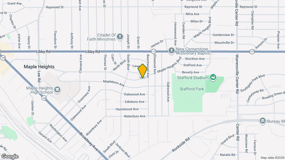 18424 Maple Heights Blvd Mapa y Detalles de la Ubicación