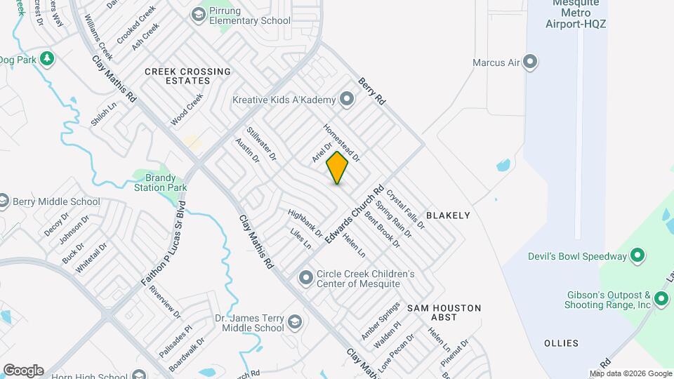 2329 Bent Brook Dr Map and Location Details