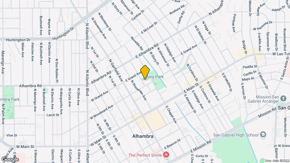 308 N Monterey St Map and Location Details