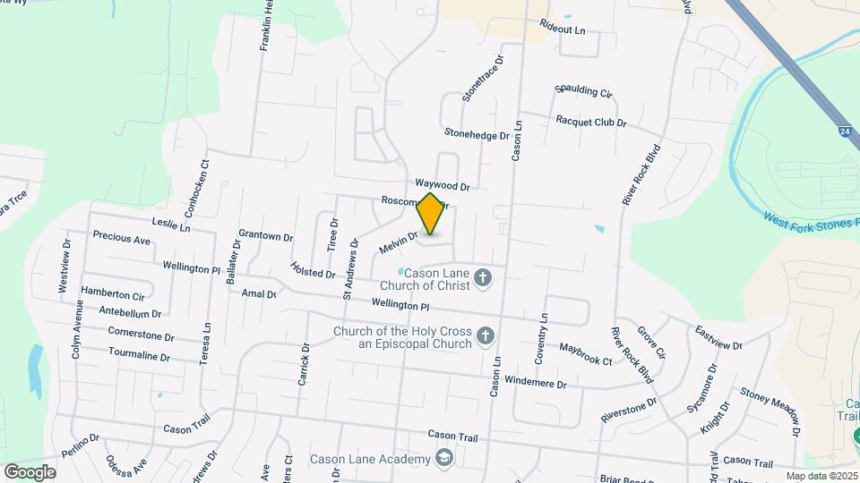 2826 Castlerea Dr Map and Location Details