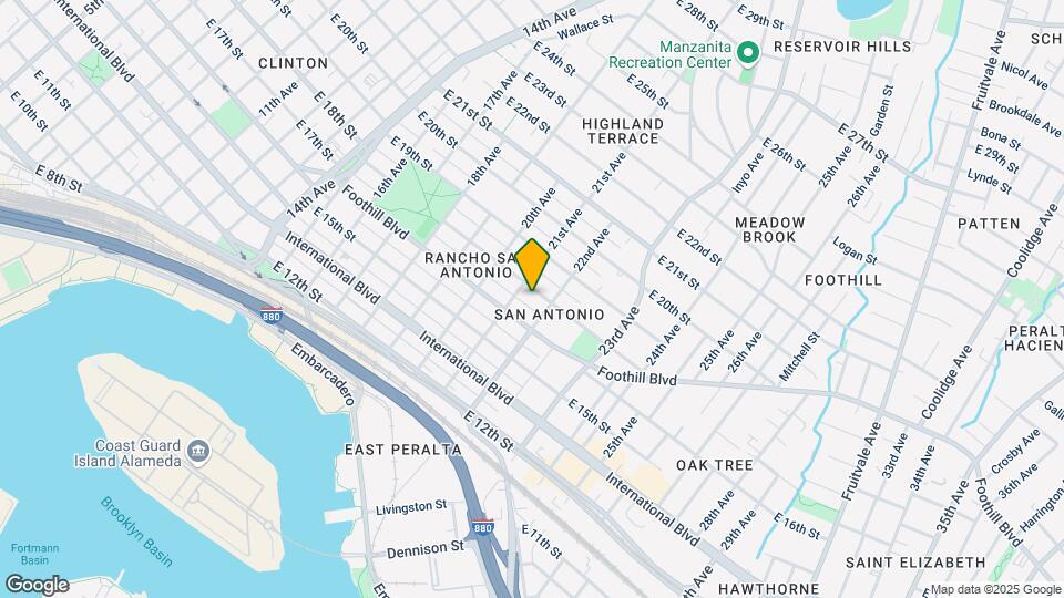 2121 E 17th St Mapa y Detalles de la Ubicación
