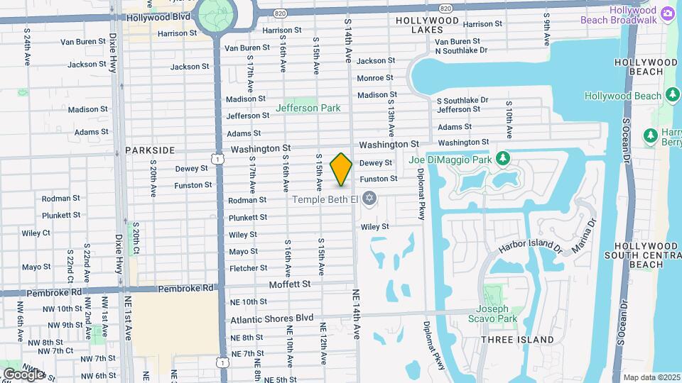 1415 Rodman St Map and Location Details