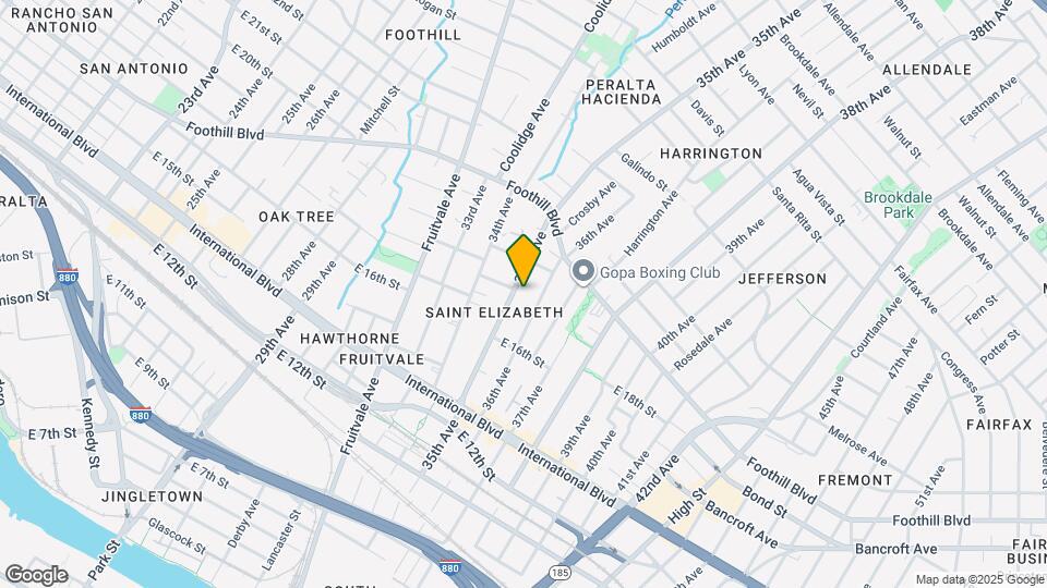 1638 35th Ave Map and Location Details