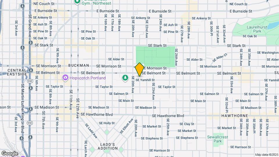 2045 SE Yamhill St Map and Location Details