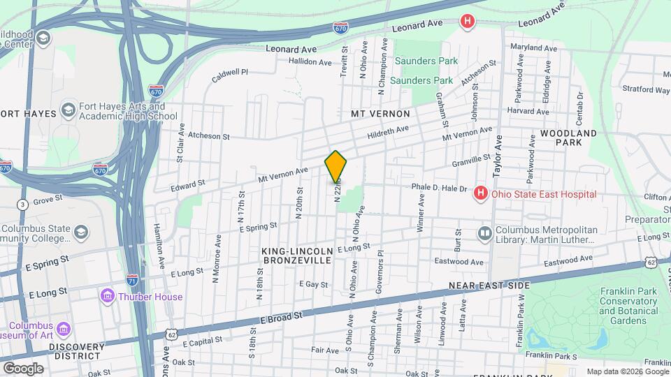 267 N 22nd St Mapa y Detalles de la Ubicación