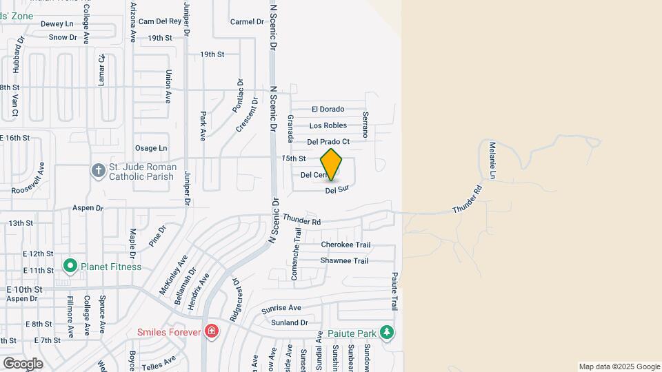 3017 Del Sur Map and Location Details