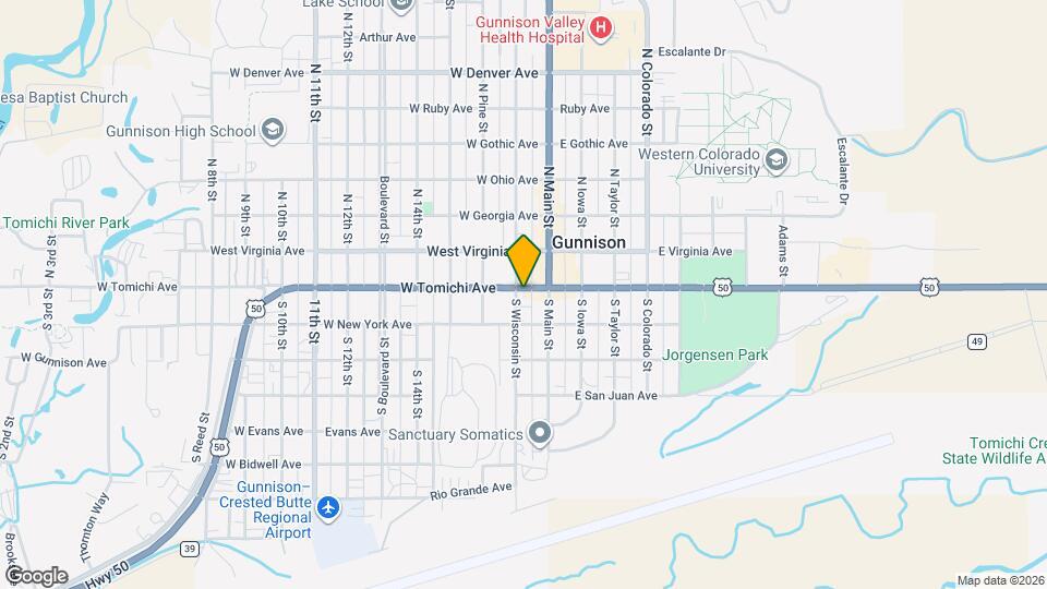 137 W Tomichi Ave Map and Location Details