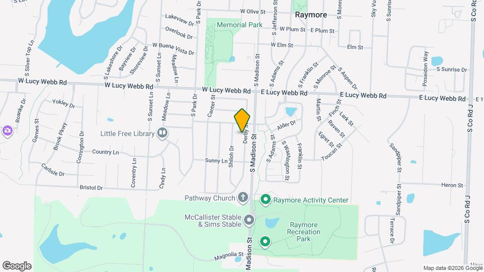 706 Derby St Map and Location Details